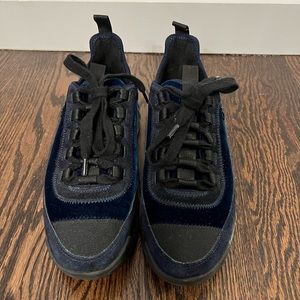 Chanel Velvet Sneakers